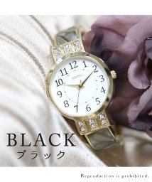 nattito(ナティート)/【メーカー直営店】腕時計 レディース バングル クラリス フィールドワーク ASS149/ブラック