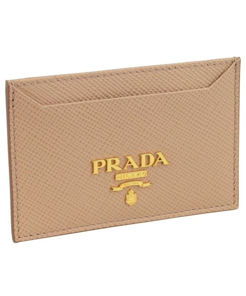 PRADA(プラダ)/【PRADA(プラダ)】PRADA プラダ カードケース パスケース/ベージュ