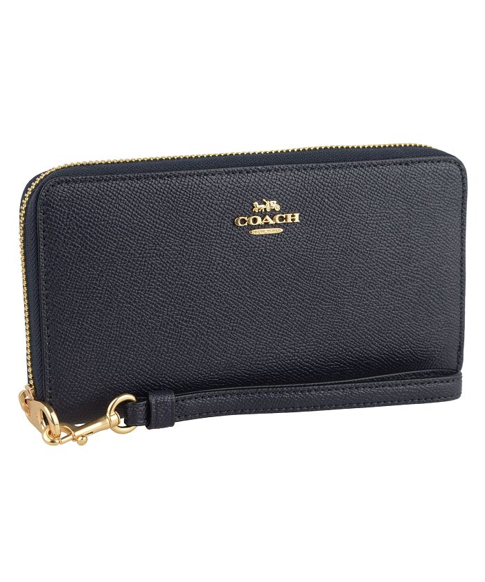 coach zip around wallet wristlet