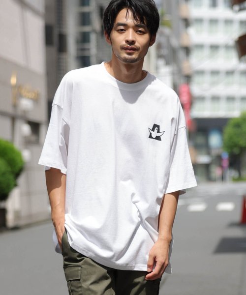 Mark Gonzales マーク ゴンザレス バックプリントフォト風イラストtシャツ Mark Gonzales Mark Gonzales Magaseek