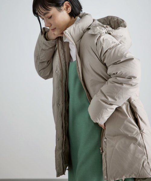 セール Eco素材 Green Downフーデッドダウンジャケット サロン アダム エ ロペ サロン アダム エ ロペ Magaseek