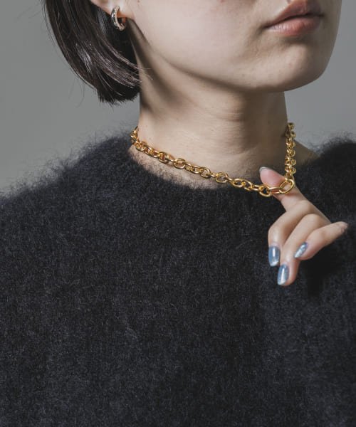 URBAN RESEARCH(アーバンリサーチ)/ben amun　Volume Chain Necklace/GOLD