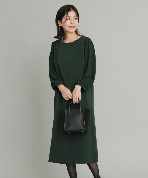 アーバンリサーチドアーズ Urban Research Doors ギャザースリーブワンピース Magaseek