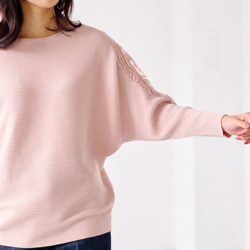 セール 肩レースドルマンニット ラナン Ranan Magaseek