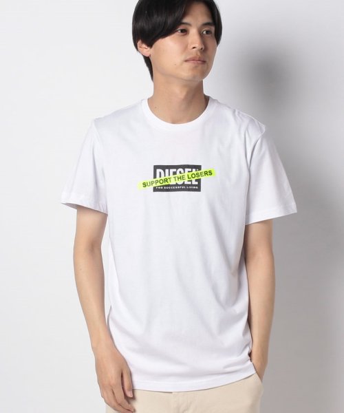 セール メンズ Diesel ディーゼル Mens T Diegos A3 Tシャツ 白 ｓサイズ ディーゼル Diesel Magaseek