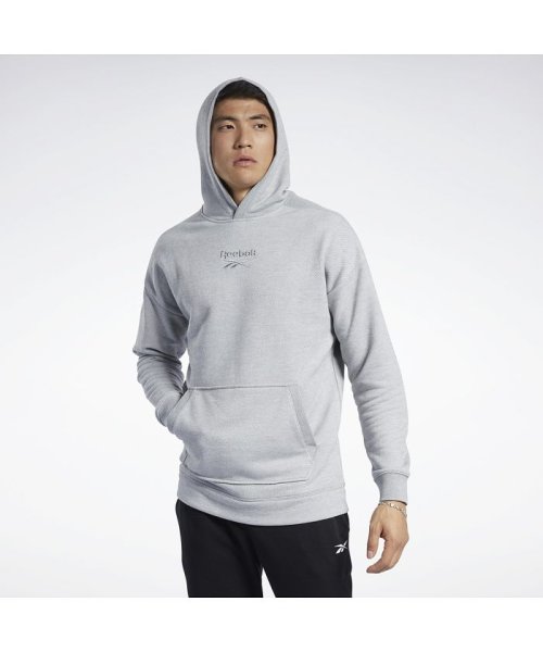 Reebok(リーボック)/トレーニング エッセンシャルズ メランジ フーディー / Training Essentials Melange Hoodie/ミディアムグレーヘザー