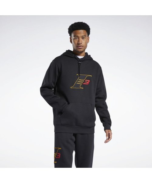 Reebok(Reebok)/AI I3 FLEECE PO HOODIE/ブラック