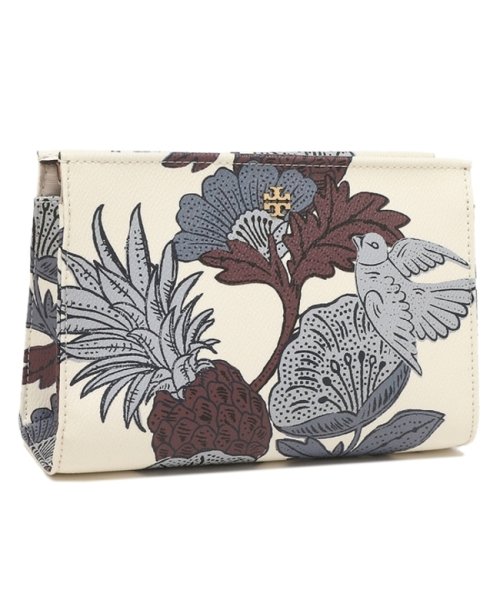 トリーバーチ アウトレット コスメポーチ 花柄 ブラウン マルチ レディース Tory Burch 803 トリーバーチ Tory Burch Magaseek