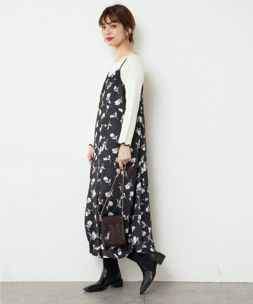 セール Every Very Nice Claup オリジナルフラワーパターンキャミワンピース ナイスクラップ アウトレット Nice Claup Outlet Magaseek