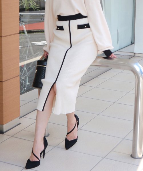 セール 配色タイトニットスカート ロイヤルパーティー Royal Party Magaseek