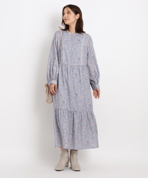 セール S Ll ビエラ花柄パイピングワンピース グローブ Grove Magaseek セール S Ll ビエラ花柄パイピングワンピース グローブ Grove Magaseek