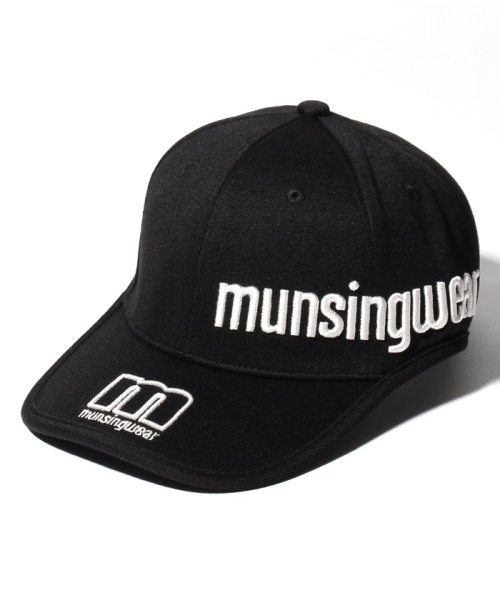Munsingwear(マンシングウェア)/【ENVOY】ウェーブカットキャップ【アウトレット】/ブラック