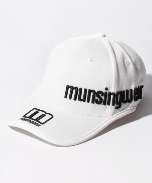 Munsingwear(マンシングウェア)/【ENVOY】ウェーブカットキャップ【アウトレット】/ホワイト