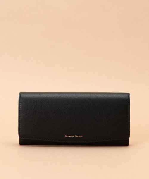 サマンサタバサ Samantha Thavasa イタリアンレザー かぶせ長財布 Magaseek