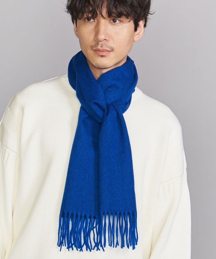 スーパーsale特価 リバーシブル ユナイテッドアローズ メンズ マフラー ビューティ ユース カシミヤ Beauty U0026 Youth Unygi United Free Cobalt By Arrows 売り最安価格 Www Radiorevelacionam Net