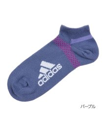 Adidas(アディダス)/福助 公式 靴下 レディース 土踏まずサポート スニーカー丈 ソックス 3234－52j スポーツ /パープル