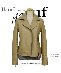 Haruf/本革 レザージャケット ダブルライダースジャケット 革ジャン レディース ラムレザー 羊革 シンプル ライダース ダブル レディースアウター 春 秋冬 PAR3/504377783