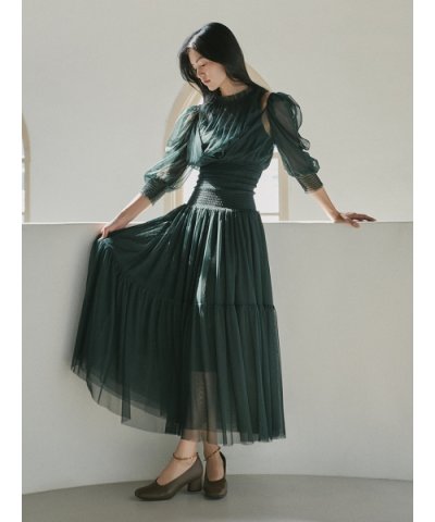 グリーン系 ワンピース ドレス Snidel スナイデル レディースファッション 阪急百貨店公式通販 Hankyu Fashion