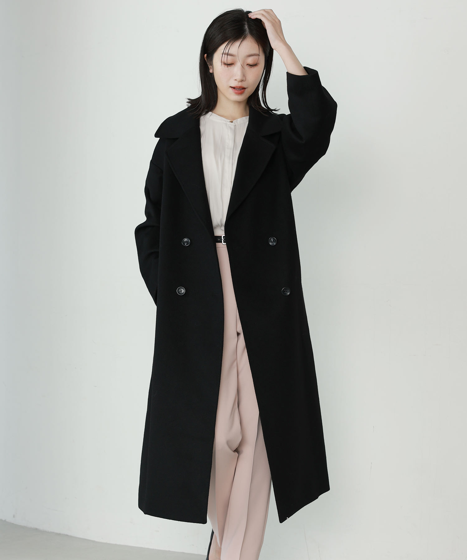 CLANE ウール デザイン チェスターコート アウター ジャケット M