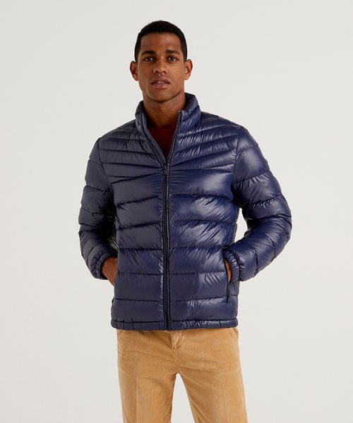 セール ショート丈ダウンジャケット ベネトン メンズ Benetton Mens Magaseek