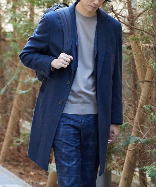 エディフィス Edifice 140s ウールカシミア チェスター コート Magaseek