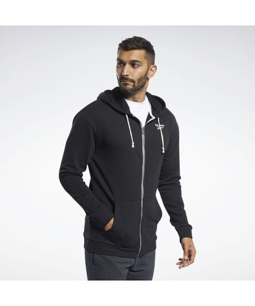 Reebok(リーボック)/トレーニング エッセンシャルズ フーディー / Training Essentials Hoodie/ブラック