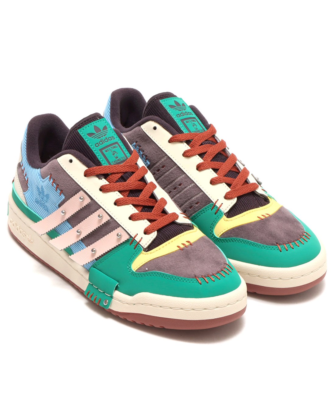 スニーカー 新品 adidas × メルティング サッドネス FORUM 25.5cm
