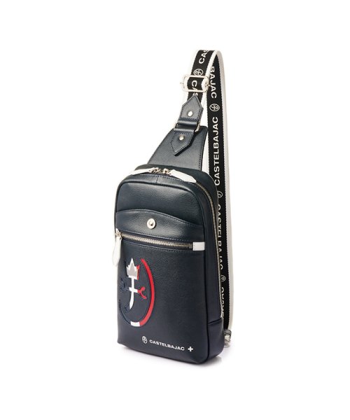 カステルバジャック ボディバッグ ワンショルダーバッグ メンズ レディース ブランド レザー 本革 Castelbajac Carnet カステルバジャック Castelbajac Magaseek