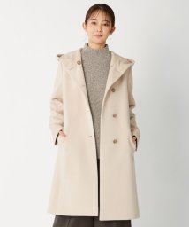 J.PRESS LADIES(J．プレス　レディス)/アンゴラビーバー フーデッドコート/ベージュ系