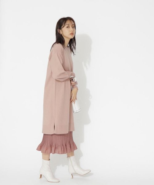 セール レイヤードニットワンピース ナチュラルビューティーベーシック Natural Beauty Basic Magaseek