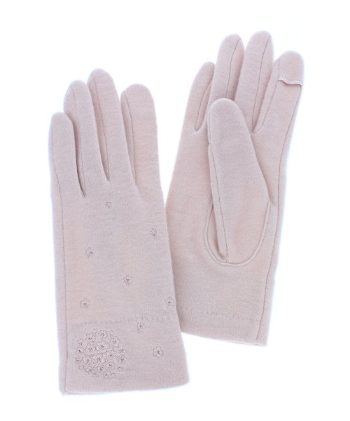 セール ローラアシュレイ Laura Ashley レディース 女性用 手袋 タッチパネル スマホ 指先だけ出せる Coco柄刺繍 柔らかな肌触り ローラアシュレイ Laura Ashley Magaseek