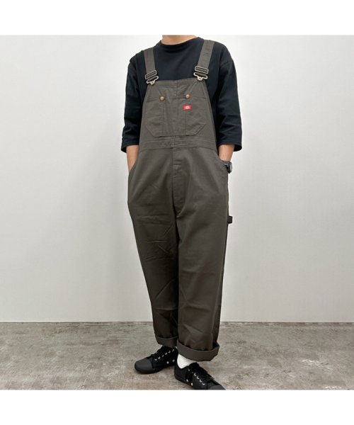 MAC HOUSE(men)(マックハウス（メンズ）)/Dickies ディッキーズ オーバーオール 1210－1313/カーキ