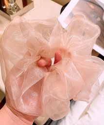 aimoha(aimoha（アイモハ）)/淡色ビッグシュシュヘアゴム 韓国ファッション/ピンク