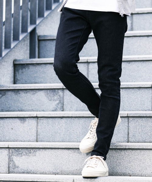 セール ジギーズショップ Jiggys Shop スーパーストレッチ裏起毛スキニーデニム 暖かい ストレッチ スキニー デニム ジーンズ 裏起毛 パンツ スキニーパンツ スリム メンズ ズボン Magaseek