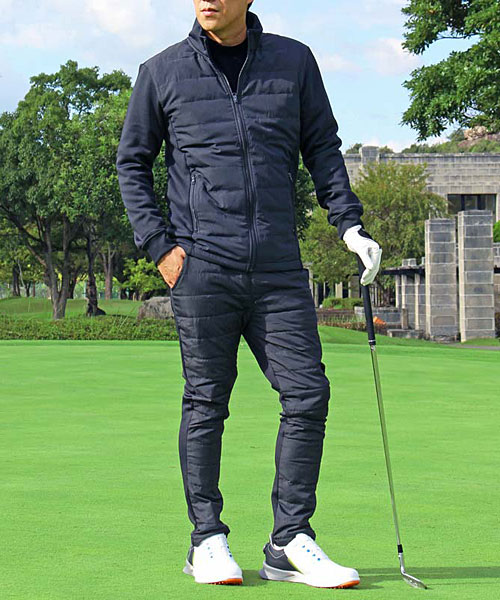 最新作，2025 ゴルフウェア セットアップ メンズ 上下セット ダウン