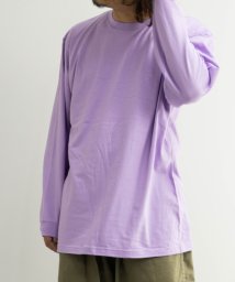 Nylaus(ナイラス)/5.6オンス ヘビーウェイト ロングスリーブTシャツ/パープル系1