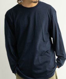 Nylaus(ナイラス)/5.6オンス ヘビーウェイト ロングスリーブTシャツ/ネイビー系1