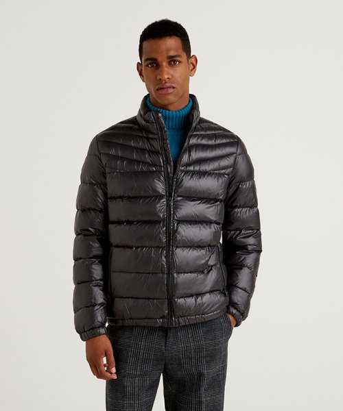 セール ショート丈ダウンジャケット ベネトン メンズ Benetton Mens Magaseek