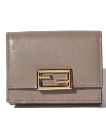 FENDI(フェンディ)/【FENDI】フェンディ　三つ折り財布　MICRO TRIFOLD WALLET/グレー