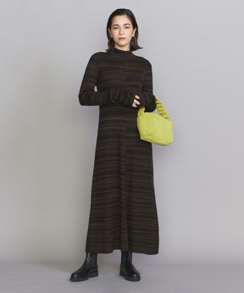 By カスリリブニット フレア ワンピース ビューティアンドユース ユナイテッドアローズ Beauty Youth United Arrows Magaseek