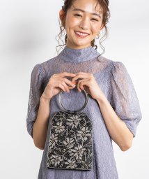 form forma/華やか花柄ビーズ刺繍ハンドバッグ/504378152