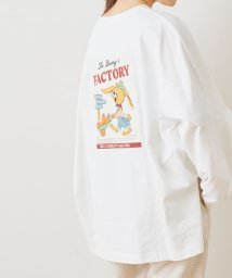 NICE CLAUP OUTLET(ナイスクラップ　アウトレット)/バックキャラプリント ロンティー/オフ