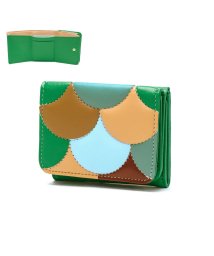 tsumori chisato CARRY/ツモリチサト 財布 tsumori chisato CARRY カラフルスカラップ 三つ折り財布 コンパクト 小銭入れ付き 羊革 ブランド 日本製 57606/504389223