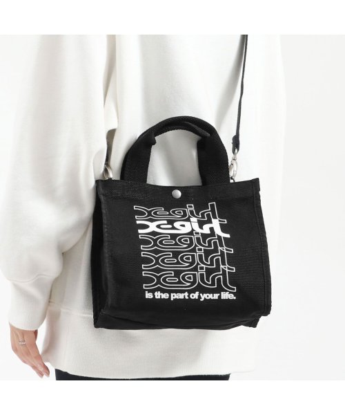 エックスガール X Girl エックスガール トートバッグ X Girl Repeat Logo Canvas 2way Mini Tote Bag 2way Magaseek