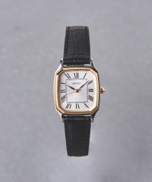 UNITED ARROWS(ユナイテッドアローズ)/【別注】＜SEIKO＞スクエア レザー 腕時計/BLACK