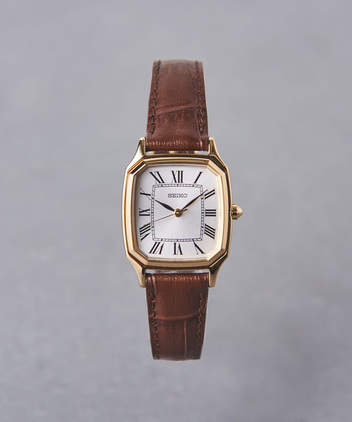 別注】＜SEIKO＞スクエア レザー 腕時計 公式 ストア