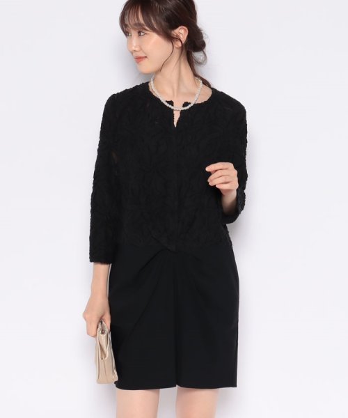 セール Onward J Bridge オンワード ジェイ ブリッジ レース切り替えワンピース Offprice Ec Offprice Ec Magaseek