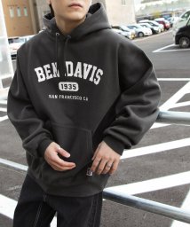 ZIP FIVE(ジップファイブ)/【c－1780913】BEN DAVIS別注/COLLEGE LOGO HOODIE /パーカー/チャコールグレー