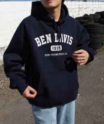 ZIP FIVE(ジップファイブ)/【c－1780913】BEN DAVIS別注/COLLEGE LOGO HOODIE /パーカー/ネイビー