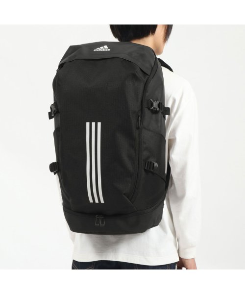 adidas(adidas)/アディダス リュック adidas イーピーエス バックパック40 大容量 部活 スポーツ キャンプ A3 B4 A4 40L 中学生 高校生 学生 23302/ブラック